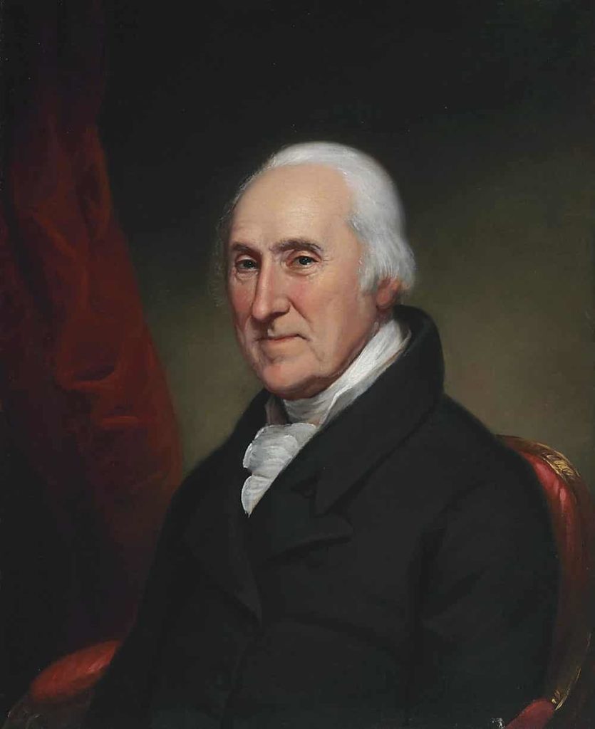 Painted portrait of Edward Burd.